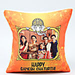 Personalised Ganesh Chaturthi Festive Cushion