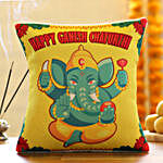 Ganesh Chaturthi Greetings Cushion