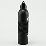 Personalised Black Flask With Bubble Grip
