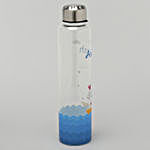 Personalised Borosilicate Glass Bottle