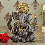 Grey Marble Lord Ganesha Idol