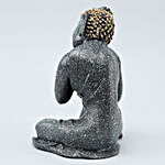 Light Grey Buddha Idol With Closed Eyes
