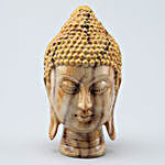 Marble Finish Buddha Idol- Brown