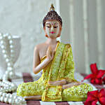 Meditating Buddha Idol- Pista Green