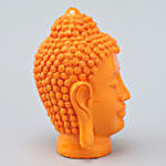 Shining Orange Buddha Idol