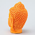 Shining Orange Buddha Idol