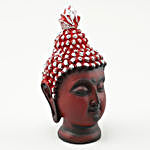 Small Buddha Head - Matt Red