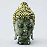 Spiritual Marble Finish Buddha Idol- Green