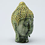 Spiritual Marble Finish Buddha Idol- Green