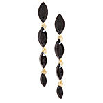 Handmade Black Stone Dangler Earrings