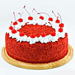 Fresh Red Velvet Cream Cake Eggless- 1 Kg