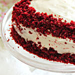 Red Velvet Heart Cream Cake- Half Kg