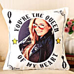 Personalised You are The Queen Cushion