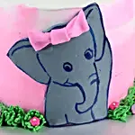 6 Layer Cute Elephant Chocolate Cake 1 Kg