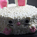 Bunny Chocolate Cake- 2 Kg Eggless