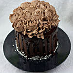 Floral Round Chocolate Cake- 2 Kg