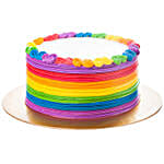 Colourful Cream Pineapple Cake- 1 Kg