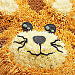 Sweet Tiger Design Cake- Chocolate 1 Kg