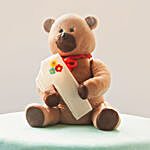 Teddy Bear 2 Tier Truffle Cake- 1.5 Kg