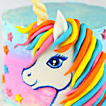 Two Tier Truffle Unicorn Cake- 1.5 Kg Eggless