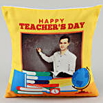 Wish Him Teachers Day Personalised Cushion