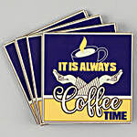 Coffee Time Printed Coasters