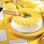 Fresh & Creamy Pineapple Cake Eggless- 1 Kg