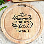 Homemade With Love Personalised Chopping Board