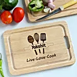 Live Love Cook Personalised Chopping Board