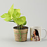 Money Plant Personalised White Mug