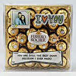 Personalised Love You Ferrero Rocher Box