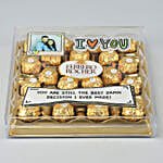 Personalised Love You Ferrero Rocher Box