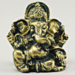Antique Ganesha Idol With Lucky Bamboo & Almonds