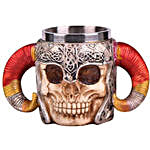 Viking Warrior Skull Coffee Mug