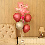 Pink Baby Girl Balloon Bouquet