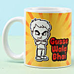 Gusse Wala Bhai Printed White Mug