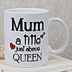 Personalized Queen Mom Mug