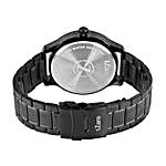 Personalised Black Stainless Steel Watch
