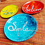 Smile Love Believe  Wall plate set