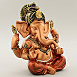 Rich Copper Shine Ganesha Idol With Dhoti