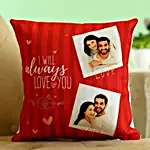 Karwa Chauth Personalised Cushion- Hand Delivery