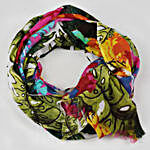Eclectic Colorful Florals Personalised Scarf