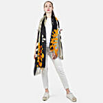 Iconic Abstract Print Soft Personalised Scarf