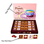 Personalised Diwali Assorted Chocolate Box- 24 Pcs