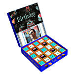 Personalised Birthday Chocolate Box For Him- 25 Pcs