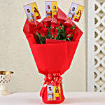 Personalised Red Roses Bouquet