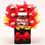Ferrero Rochers & Nutella Vase