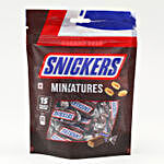 Mini Snickers & Printed Black Mug