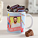 Mini Snickers & White Personalised Mug