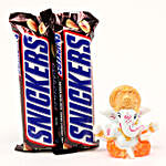 Snickers Chocolate Bars & Ganesha Idol